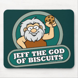 Alfombrilla De Ratón Jeff dios de las galletas Mousepad
