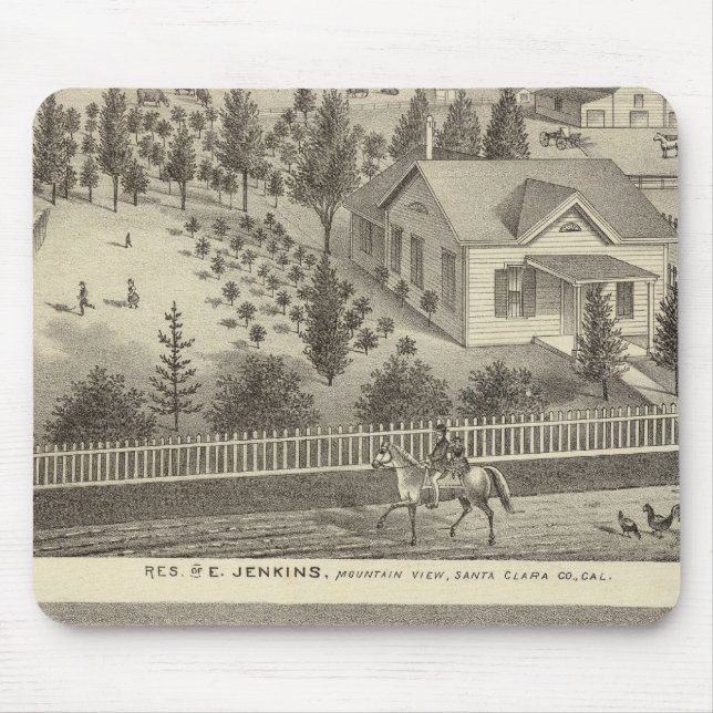 Alfombrilla De Ratón Jenkins, residencias Snyder (Frente)