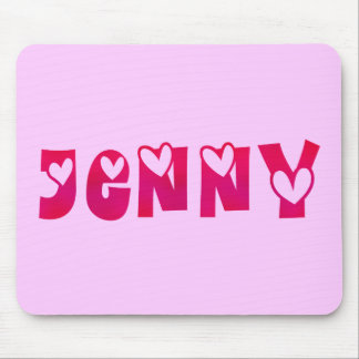 Alfombrilla De Ratón Jenny in Hearts