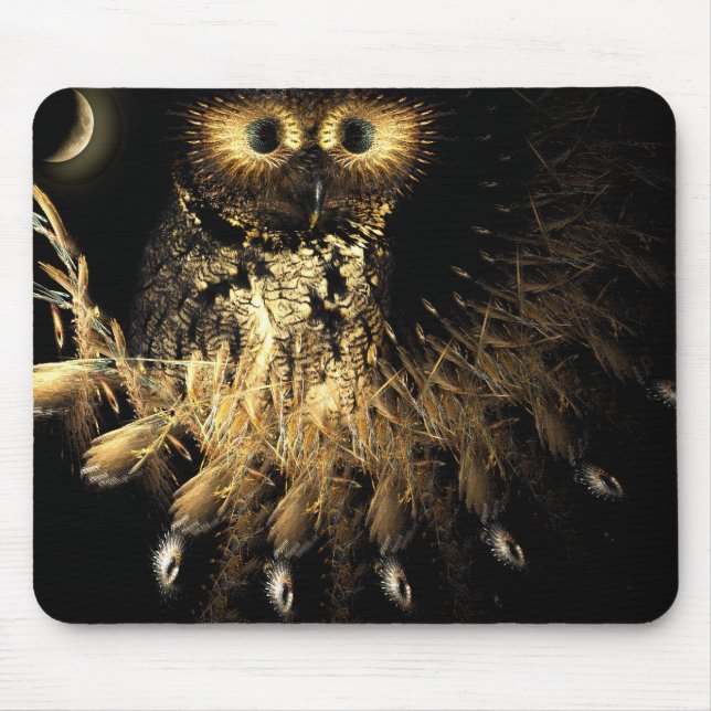 Alfombrilla De Ratón Jerarquía de los búhos de Hootie (Frente)