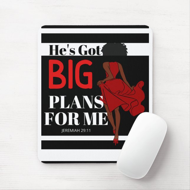 Alfombrilla De Ratón Jeremías 29:11 Mousepad (Con ratón)