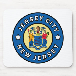 Alfombrilla De Ratón Jersey City Nueva Jersey