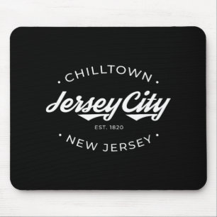 Alfombrilla De Ratón Jersey City Nueva Jersey Chilltown - Negro - Peque