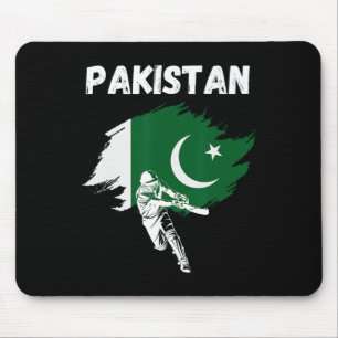 Alfombrilla De Ratón Jersey de cricket de Pakistán Bandera de cricket d
