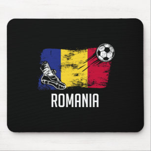 Alfombrilla De Ratón Jersey de la bandera de Rumania Equipo de fútbol r