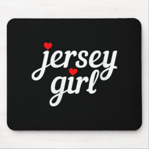 Alfombrilla De Ratón Jersey de mujer Chica Nueva Jersey Corazón Diverti