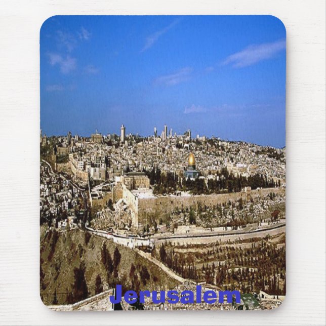 Alfombrilla De Ratón Jerusalén, mousepad (Frente)