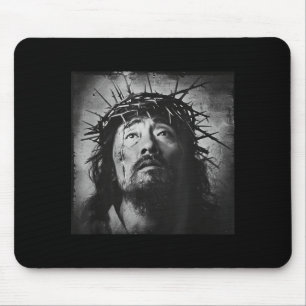 Alfombrilla De Ratón Jesús asiático, Cristianismo, Iglesia, Asia, Jesús