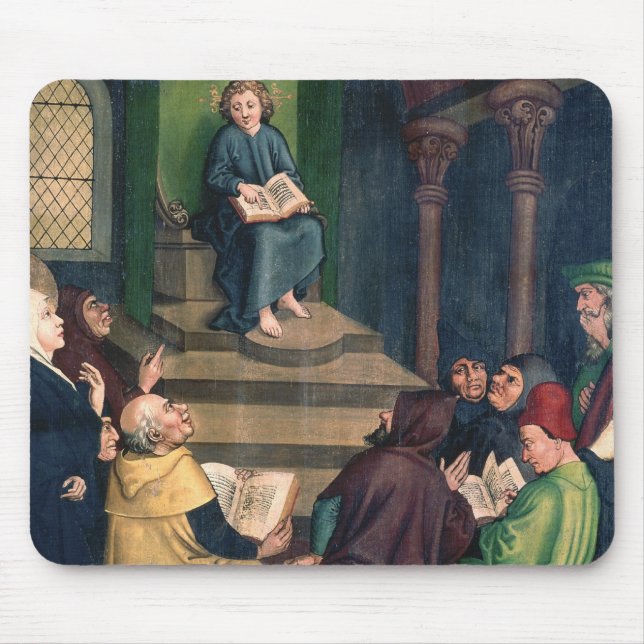 Alfombrilla De Ratón Jesús con los médicos (Frente)