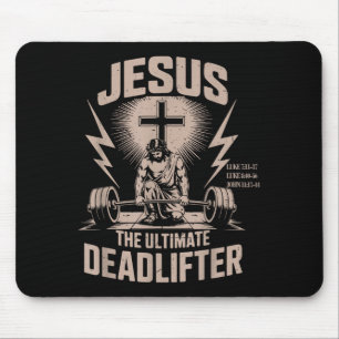 Alfombrilla De Ratón Jesús El Levantador de Peso Muerto Definitivo Dive