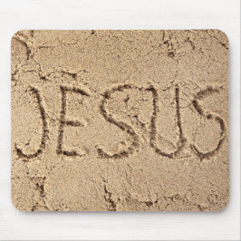 Alfombrilla De Ratón Jesús en arena