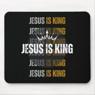 Alfombrilla De Ratón Jesús es el rey.