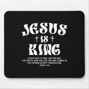 Alfombrilla De Ratón Jesús es la Biblia Rey Verse a Juan 14_6 Dios cris