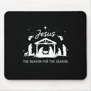 Alfombrilla De Ratón Jesús Es La Razón De La Temporada De Navidad Xmas