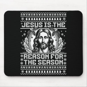 Alfombrilla De Ratón Jesús Es La Razón De La Temporada - Feo Christma