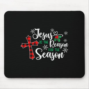 Alfombrilla De Ratón Jesús Es La Razón De La Temporada Navidad Chris
