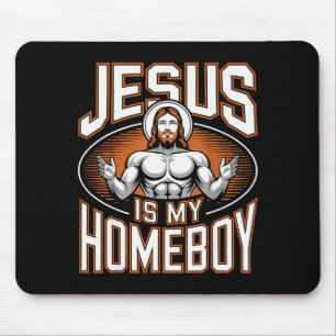 Alfombrilla De Ratón Jesús Es Mi Amigo De Barrio Gimnasio Religioso Fe
