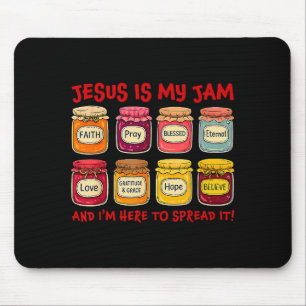 Alfombrilla De Ratón Jesús es mi jam y estoy aquí para difundir Bi cris