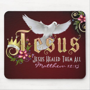 Alfombrilla De Ratón Jesus Heals Mousepad