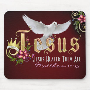 Alfombrilla De Ratón Jesus Heals Mousepad
