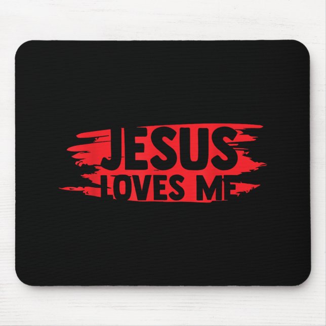 Alfombrilla De Ratón Jesús Hombres Mujeres Niños Divertidos Biblias Cri (Frente)