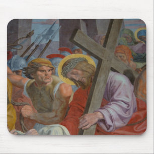 Alfombrilla De Ratón Jesús Llevando La Cruz