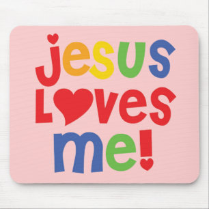 Alfombrilla De Ratón ¡Jesús Me Ama! - Mousepad
