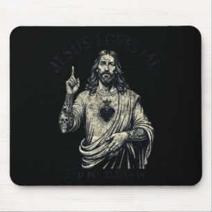 Alfombrilla De Ratón Jesús me ama y mis tatuajes cristianos tatuados T