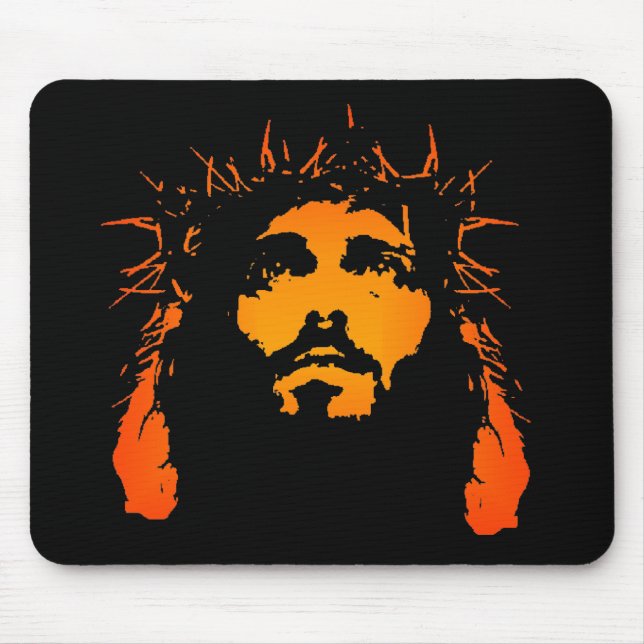 Alfombrilla De Ratón Jesus Mousepad (Frente)