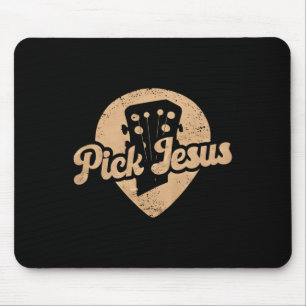 Alfombrilla De Ratón Jesús Música Pastor Día Feliz de Pascua Pick de Gu