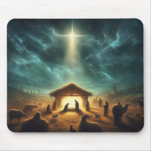 Alfombrilla De Ratón Jesús/Navidades/Natividad Mousepad