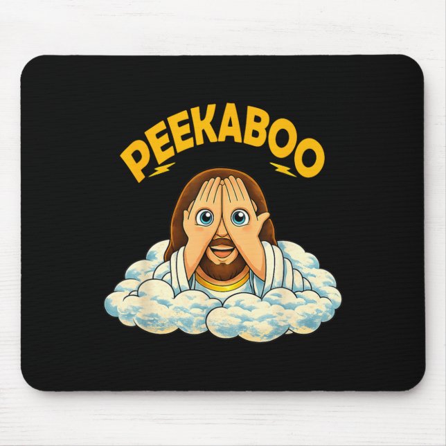 Alfombrilla De Ratón Jesús Peekaboo (Frente)