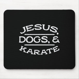 Alfombrilla De Ratón Jesús Perro Karate Artes Marciales Cristianos Muje