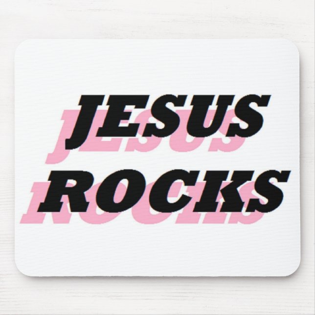 ALFOMBRILLA DE RATÓN JESUS ROCKS (Frente)