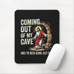 Alfombrilla De Ratón Jesús saliendo de mi cueva