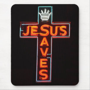 Alfombrilla De Ratón Jesús salva a Mousepad