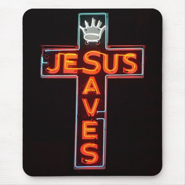 Alfombrilla De Ratón Jesús salva a Mousepad (Frente)
