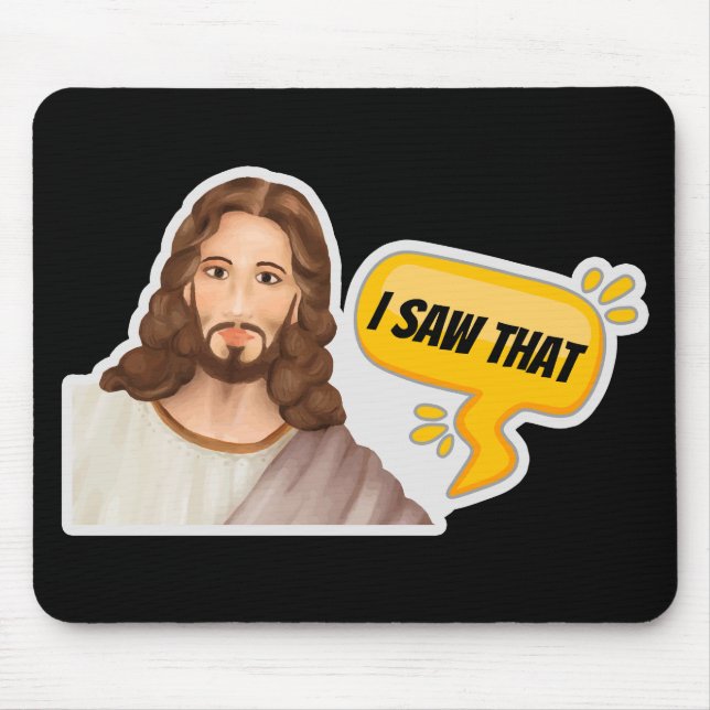 Alfombrilla De Ratón Jesús Vi Eso (Frente)