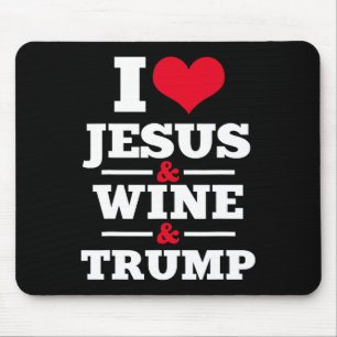 Alfombrilla De Ratón Jesus Wine Trump Religiosa Cristiana Fe Madre Gif