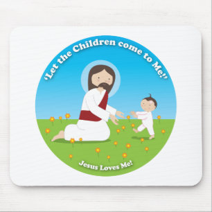 Alfombrilla De Ratón Jesús y niño