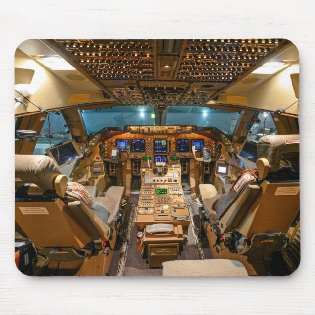 Alfombrilla De Ratón Jet Cockpit comercial (Frente)