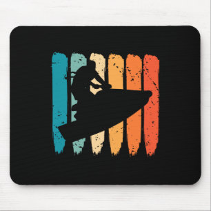 Alfombrilla De Ratón Jet Skiing Retro Watercraft Jet Skier Jetskiing Je