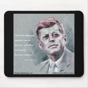 Alfombrilla De Ratón JFK & cita