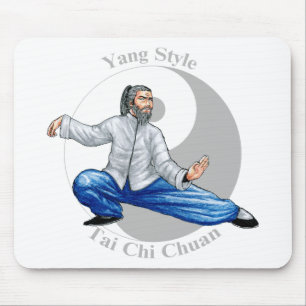 Alfombrilla De Ratón Ji del Tai del estilo de Yang
