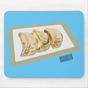 Alfombrilla De Ratón Jiaozi / ilustracion personalizado chino de bolas 