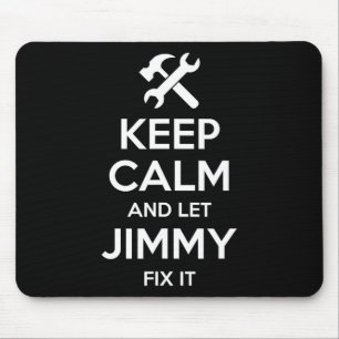 Alfombrilla De Ratón Jimmy Fix Cita Graciosa Cumpleaños Nombre Personal
