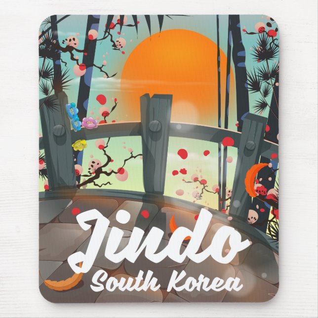 Alfombrilla De Ratón Jindo Corea del Sur (Frente)