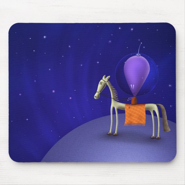 Alfombrilla De Ratón Jinete del caballo (Frente)