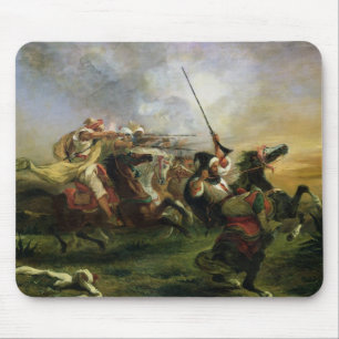Alfombrilla De Ratón Jinetes marroquíes en la acción militar, 1832