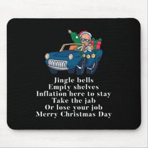 Alfombrilla De Ratón Jingle Joe Biden Funny Santa Trump Navidades feos